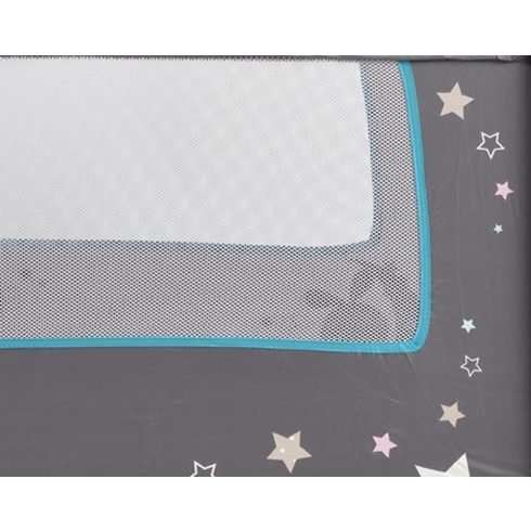 MONI Sleepy összecsukható luxus utazóágy 2 szint+pelenkázó+ játék türkiz