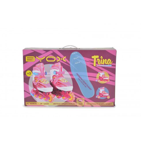 Byox Trina lány görkorcsolya S méret 30-33 PINK