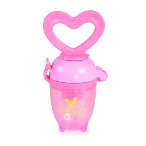 LOVE Szilikon ételadagoló cumi, gyümölcspép adagoló 6+ hó PINK
