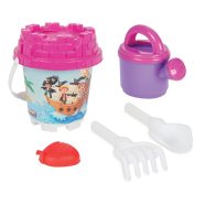 PILSAN homokozó szett kastély Kék, Lila, Piros