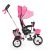 BYOX Flexy lux tricikli szülőkaros pink