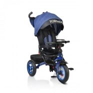  BYOX Tornado szülőkaros tricikli 25kg ig 360f forgatható skék