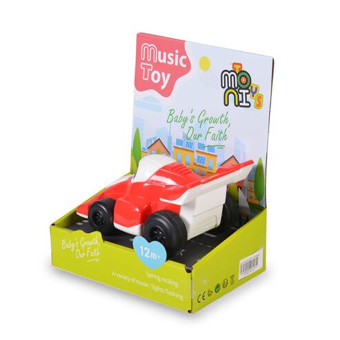 MONI TOYS műanyag F1 kisautó PIROS