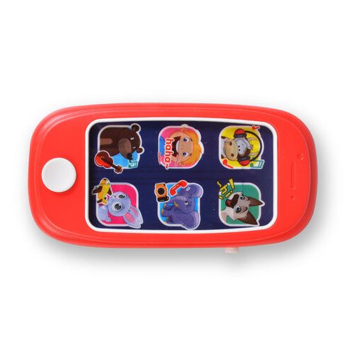 MONI TOYS műanyag okos telefon PIROS