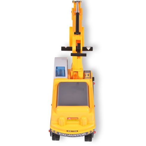 Moni Toys Excavator ráülős kanalas munkagép sárga