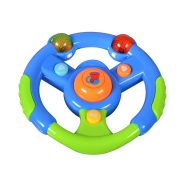 Műanyag zenélő kormány KÉK/ZÖLD