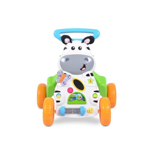 MUSIC PUSH WALKER 2in1 járássegítő zebrás