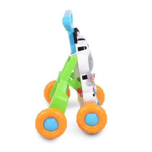 MUSIC PUSH WALKER 2in1 járássegítő zebrás