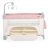 Cangaroo Indiana 2 szintes utazóágy tároló rekesz, kistáska 14kg pink