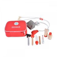 Moni Toys Fajáték fa mentős szett orvosi táska