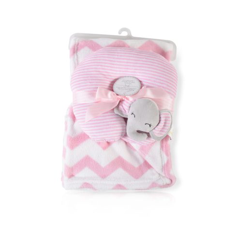 Cangaroo Sammy takaró párnával 90x75cm pink