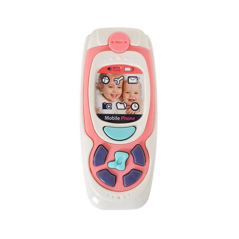 MONI TOYS műanyag baby telefon PINK