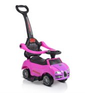 MONI Rider beülős autó tolókarral pink