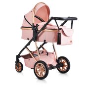   MONI Midas átalakítható sport/mózes babakocsi + táska, +fekvőbetét PINK