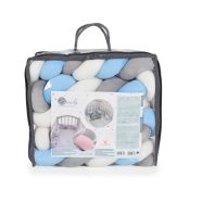 Cangaroo Braidy fonott fejvédő 180cm kék/szürke