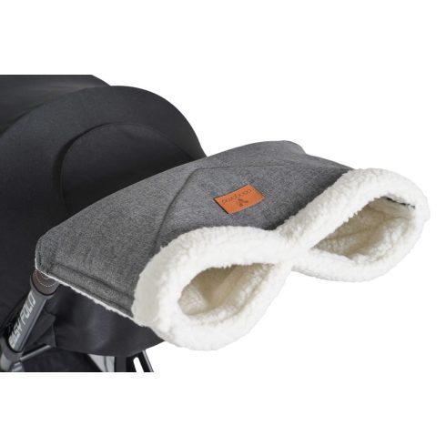 LUXE kézmelegítő babakocsira, muff SZÜRKE