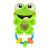 MŰANYAGJÁTÉK csörgő békás ZÖLD