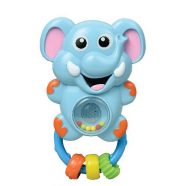 MŰANYAGJÁTÉK csörgő elefántos KÉK