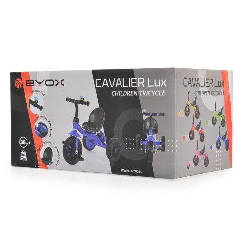BYOX Cavalier lux 3 kerekű- tricikli kék