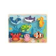 TOOKY fapuzzle tengeri kisállatkák 8 dbos