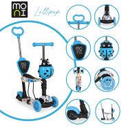 MONI Lollipop roller üléssel katicás kék