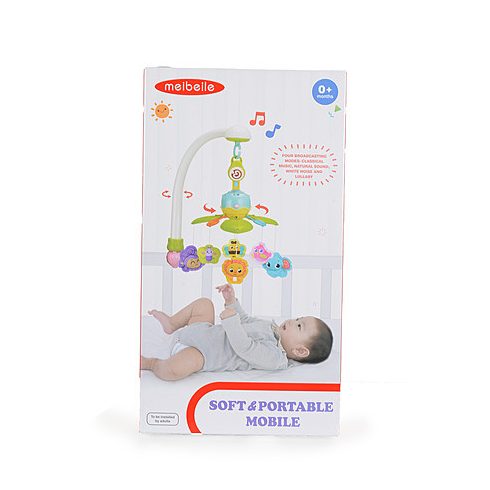 LULLABY zenélő forgó kisállatokkal