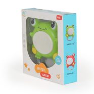 BÉBIJÁTÉK béka alakú dob
