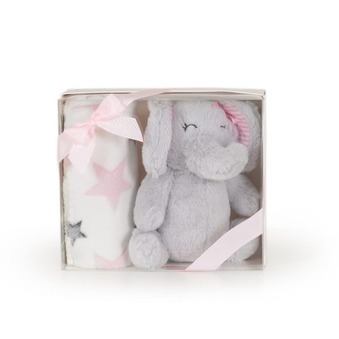 Cangaroo Takaró 90x75cm elefánt plüss pink