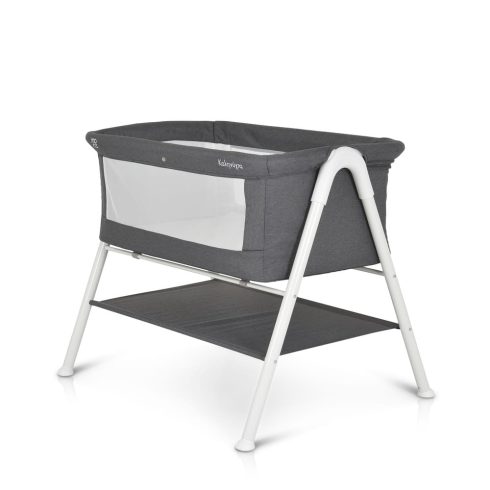 MONI Kalinihta újszülött babaágy önálló, 11 kg, 1 szint fehér láb grafit