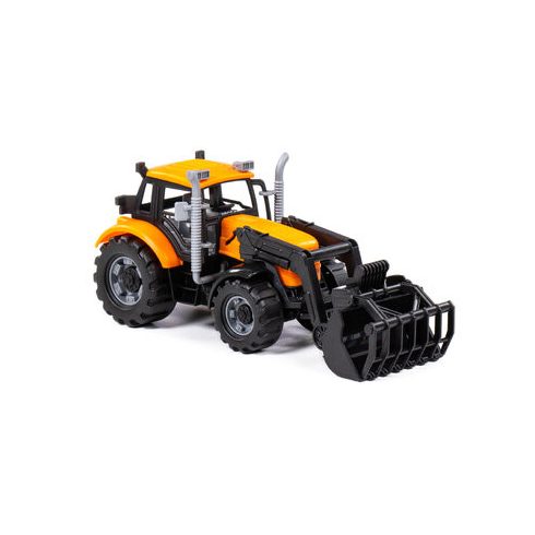 Polesie PROGRESS farm traktor 24 cm FEKETE/SÁRGA