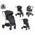 Cangaroo Hydra 2in1 babakocsi fekete