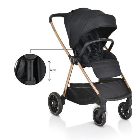Cangaroo Hydra 2in1 babakocsi fekete