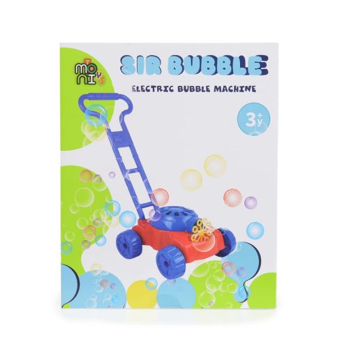BUBBLE Sir fűnyíró buborékfújós KÉK/PIROS