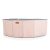 LABDAMEDENCE összecsukható 80cm +90db 7cms labda PINK