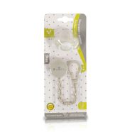 STAR cumi -játszócumi és cumilánc SZÜRKE