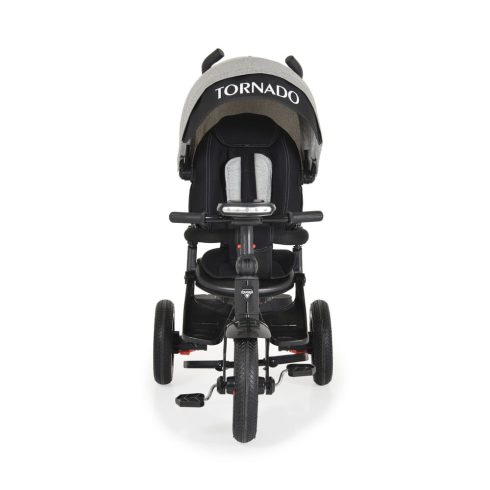 BYOX Tornado szülőkaros tricikli 25kg ig 360f forgatható vszürke