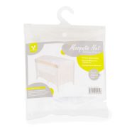 SZÚNYOGHÁLÓ akasztós nylonban 60x120cm ágyra FEHÉR