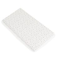   CLASSICO szivacsmatrac 9cm 120x60cm textil huzat FEHÉR csillagos