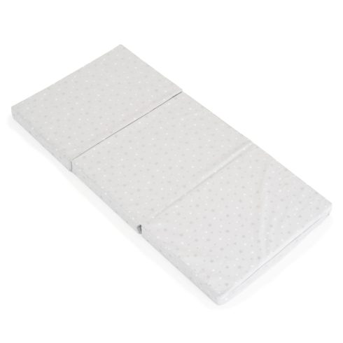 MIRAGE összecsukható 6cm szivacsmatrac textil huzat 120x60cm SZÜRKE