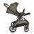 iCLICK Babakocsi 2in1 szett 22kg, aluminium váz, fordítható ülés, autom. csukható ZÖLD