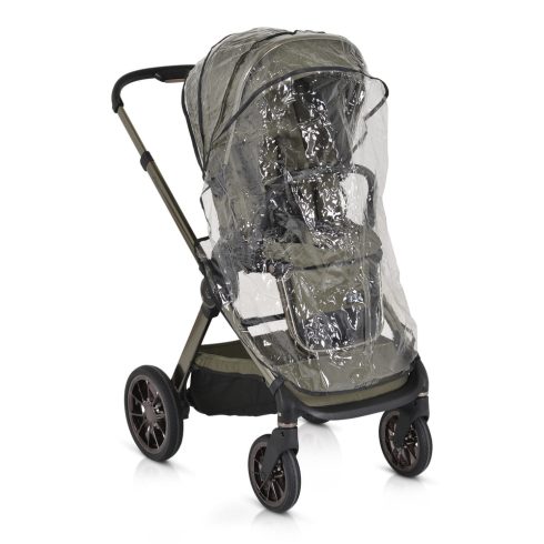 iCLICK Babakocsi 2in1 szett 22kg, aluminium váz, fordítható ülés, autom. csukható ZÖLD