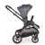 iCLICK Babakocsi 2in1 szett 22kg, aluminium váz, fordítható ülés, autom. csukható SZÜRKE