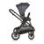 iCLICK Babakocsi 2in1 szett 22kg, aluminium váz, fordítható ülés, autom. csukható SZÜRKE