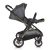 iCLICK Babakocsi 2in1 szett 22kg, aluminium váz, fordítható ülés, autom. csukható SZÜRKE