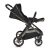iCLICK Babakocsi 2in1 szett 22kg, aluminium váz, fordítható ülés, autom. csukható FEKETE