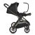 iCLICK Babakocsi 2in1 szett 22kg, aluminium váz, fordítható ülés, autom. csukható FEKETE