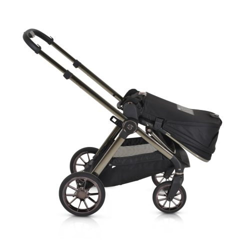 iCLICK Babakocsi 2in1 szett 22kg, aluminium váz, fordítható ülés, autom. csukható FEKETE