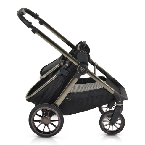 iCLICK Babakocsi 2in1 szett 22kg, aluminium váz, fordítható ülés, autom. csukható FEKETE