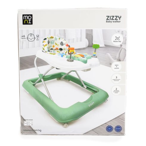 ZIZZY bébikomp zenélős, 3 szint emelhető SZÜRKE