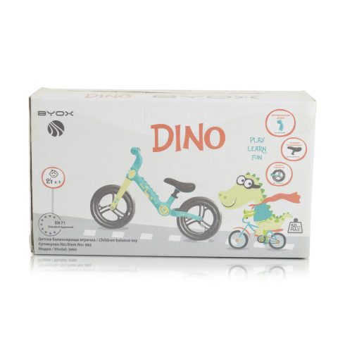 DINO futóbicikli ZÖLD